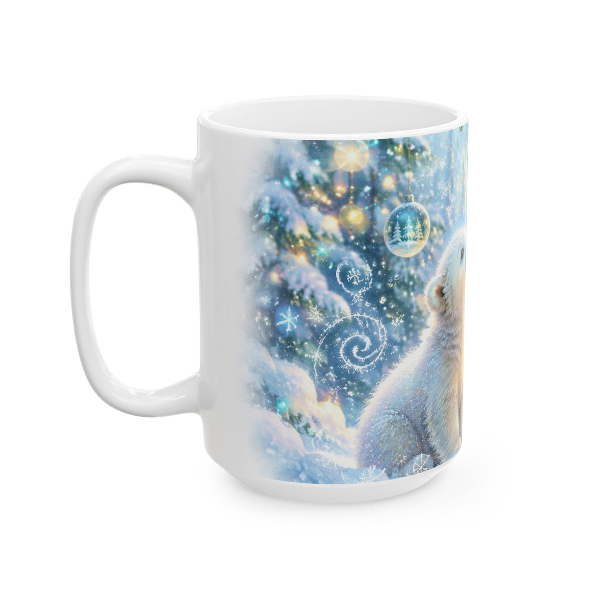 Polar Bear Winter Wonderland Ceramic Mug