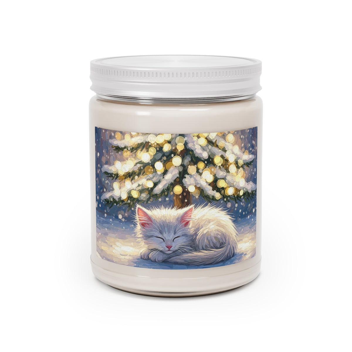 Cozy Christmas Kitten Scented Soy Candle