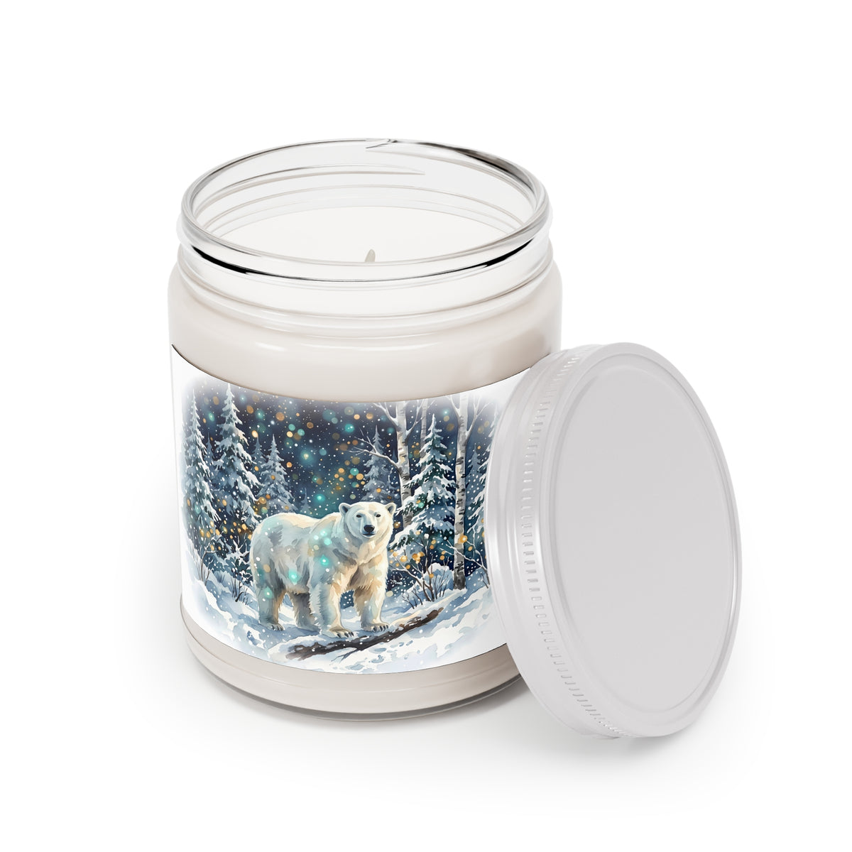 Polar Bear Winter Wonderland Scented Soy Candle