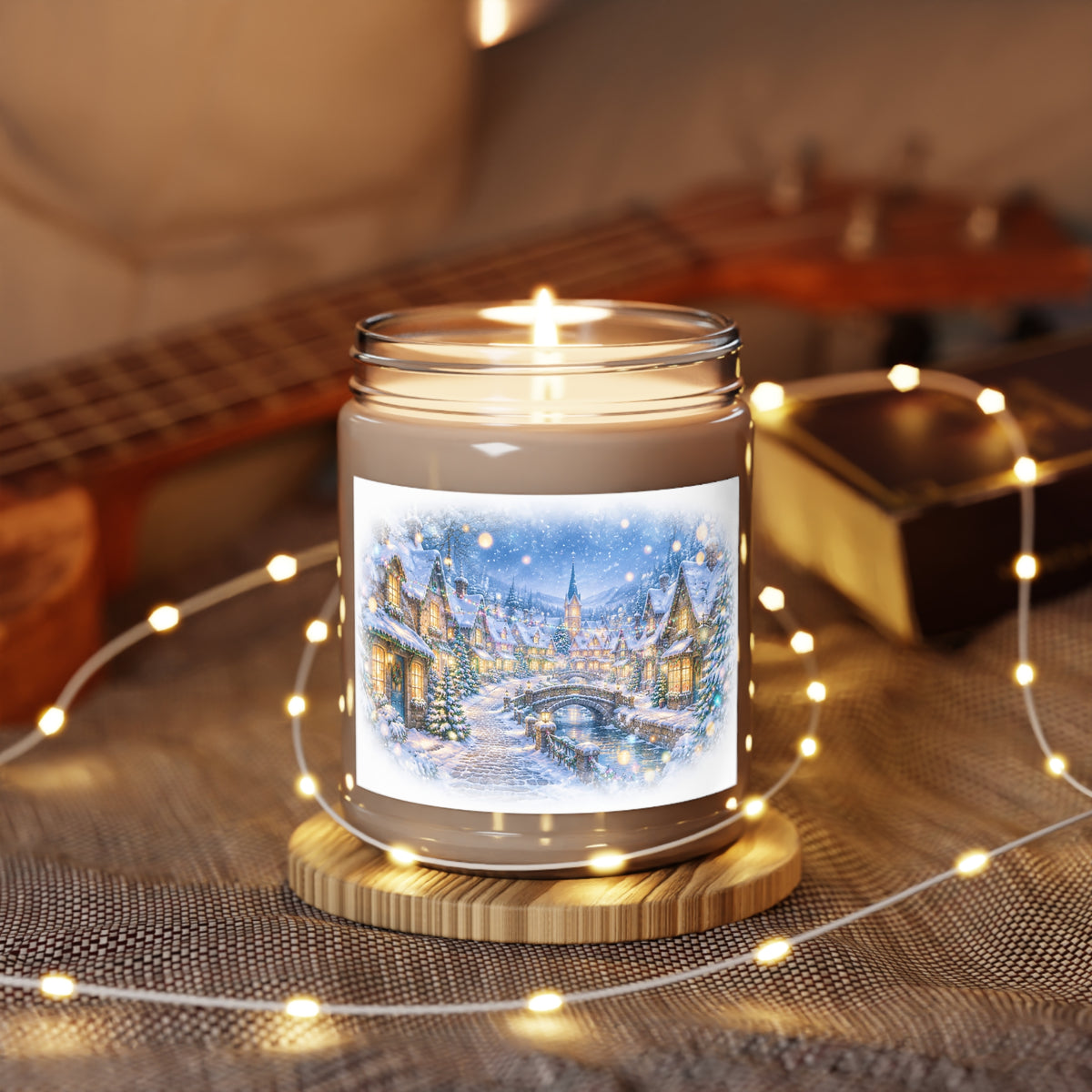Scented Soy Candle – Enchanted Winter Village 9oz