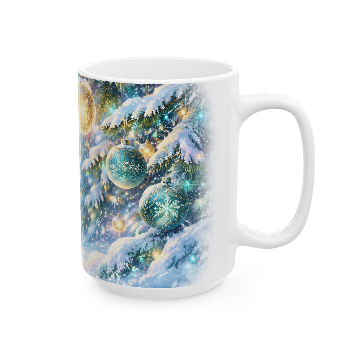 Polar Bear Winter Wonderland Ceramic Mug