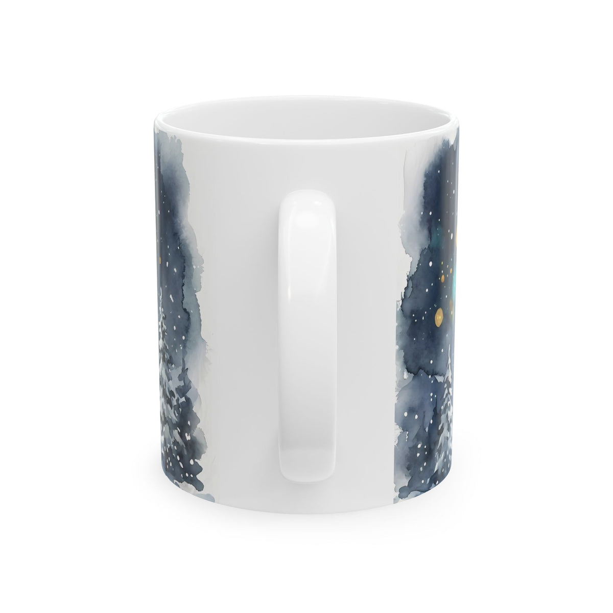 Black Horse Under the Stars Ceramic Mug