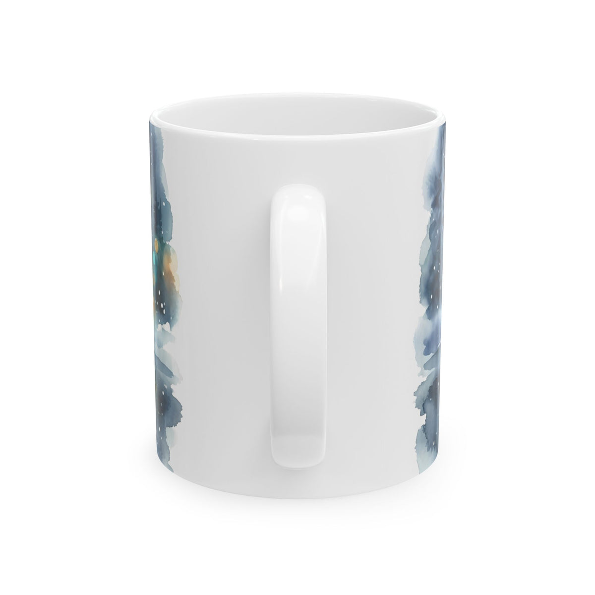Moonlit Swan Ceramic Mug