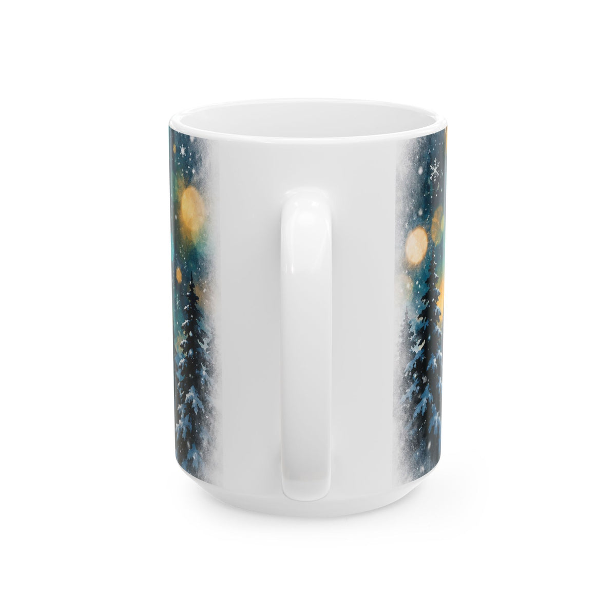 Howling Wolf Moonlit Night Ceramic Mug