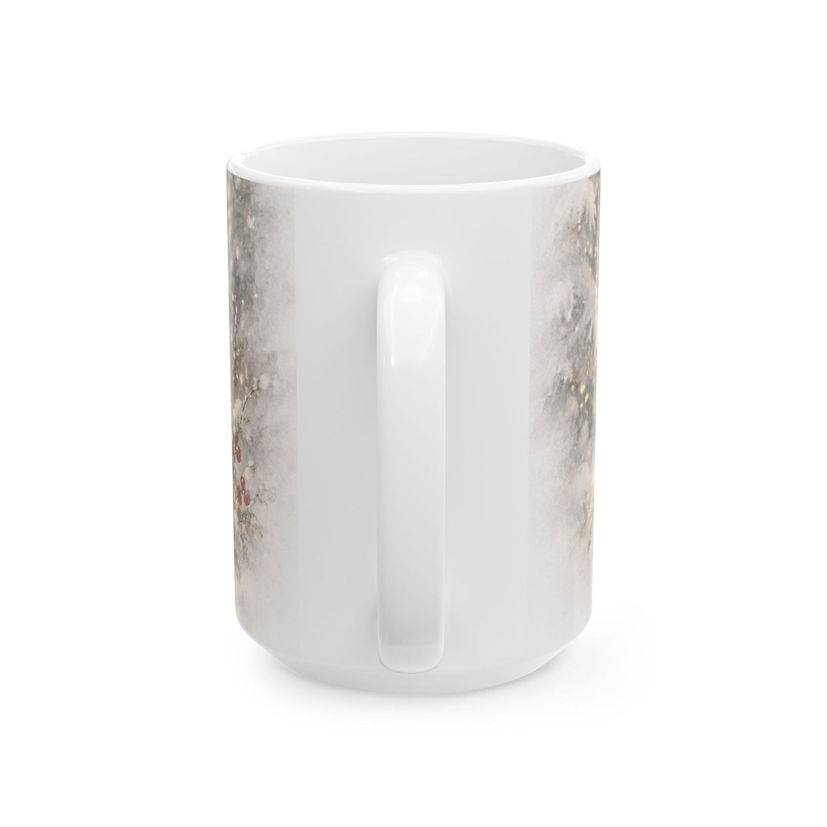 Winter Bunny Christmas Ceramic Mug