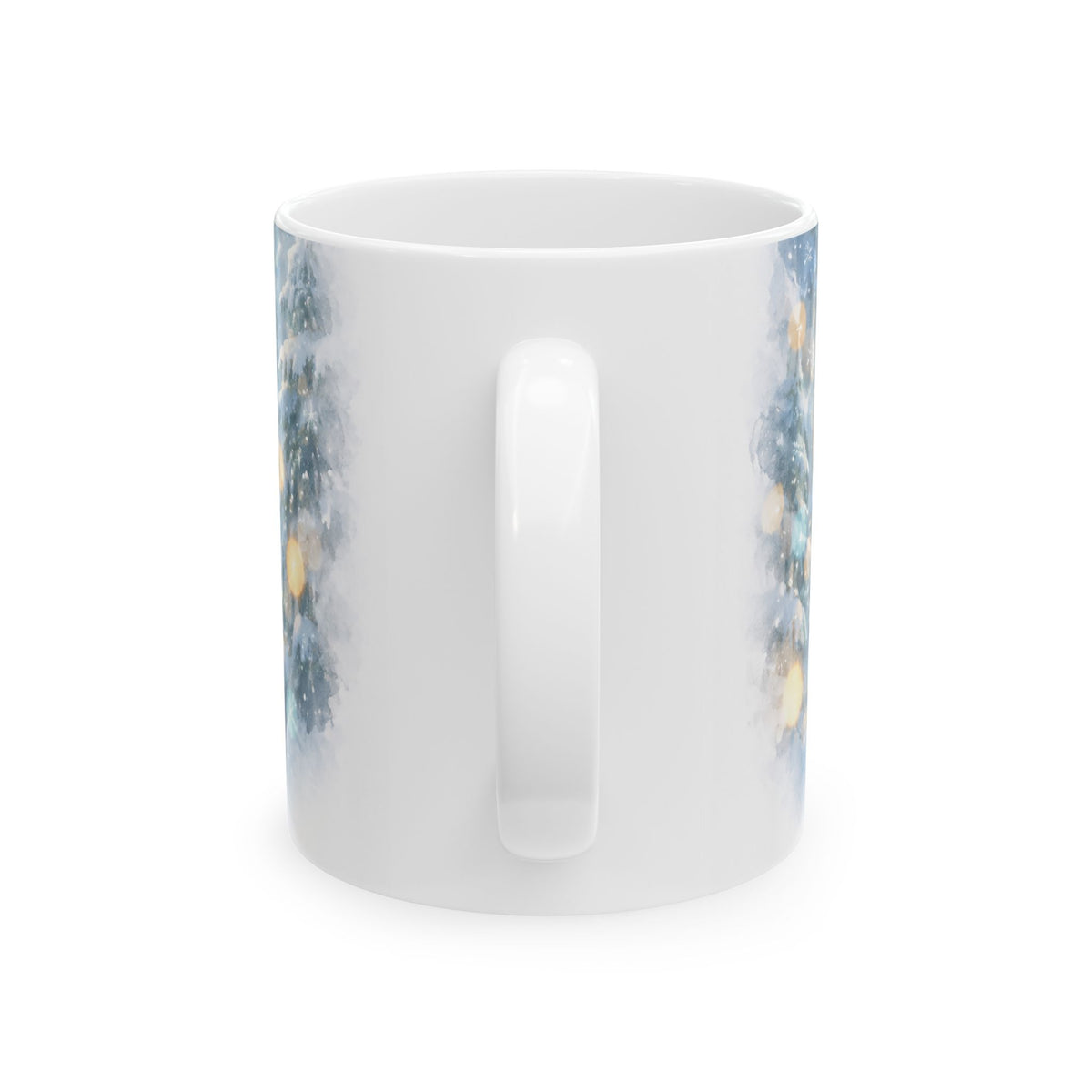 Christmas Tree and Fox Winter Wonderland Ceramic Mug