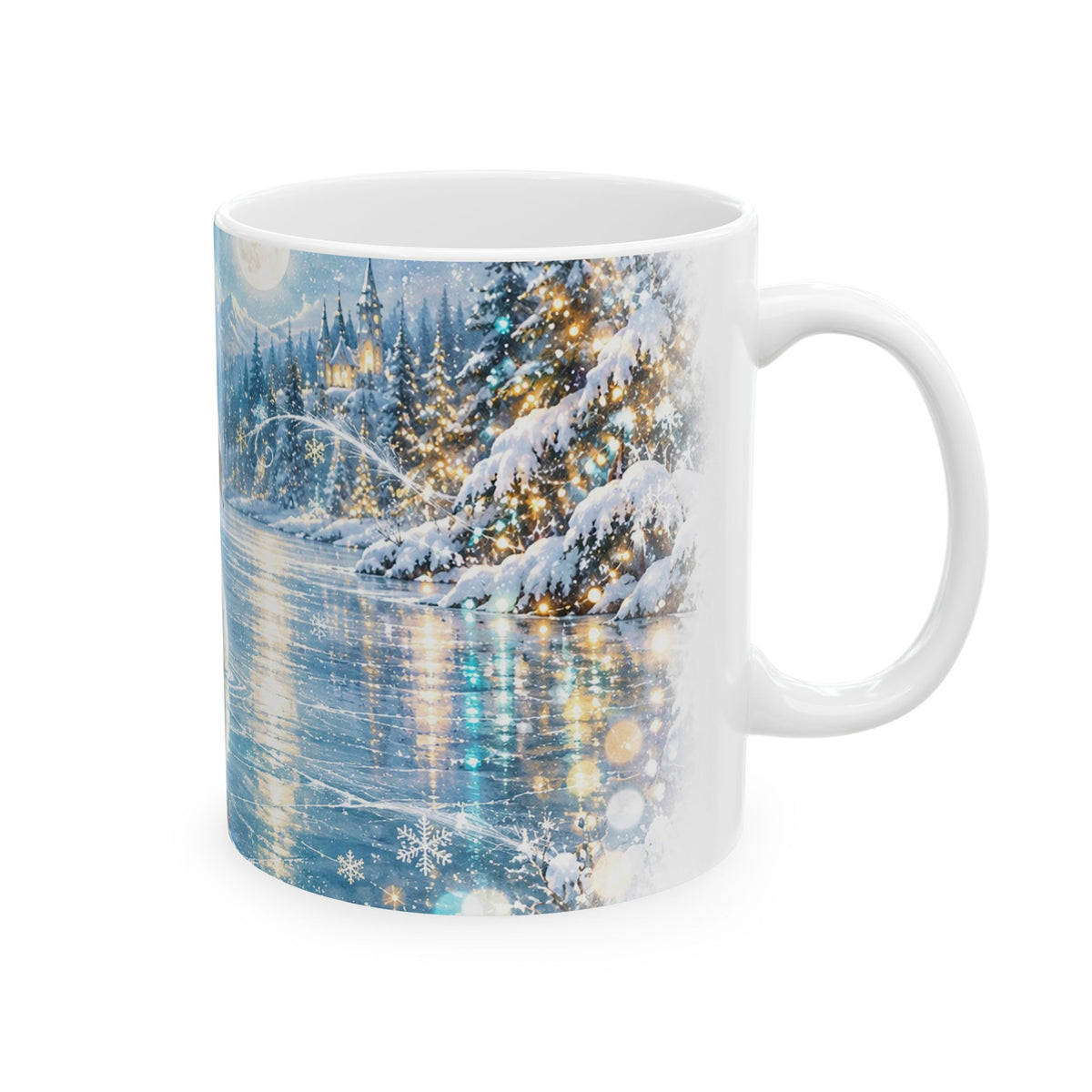 Winter Swan Ceramic Mug