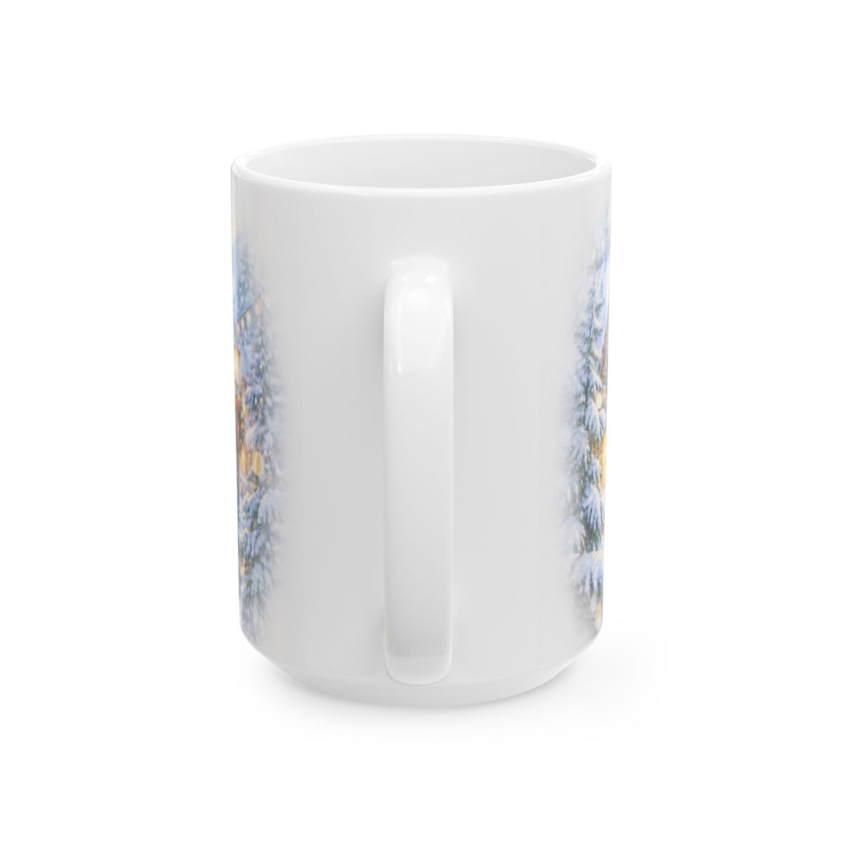 Winter Owl Christmas Mug – Snowy Woodland Holiday Coffee Cup