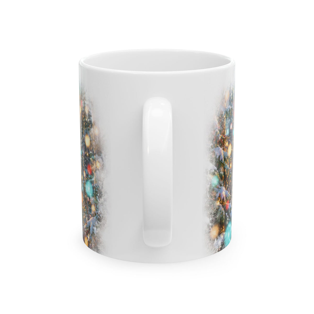 Winter Deer Christmas Ceramic Mug