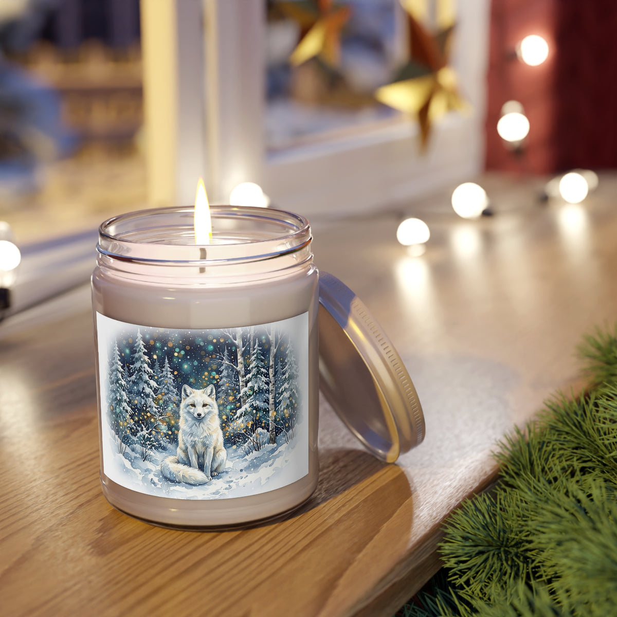 Winter White Wolf Soy Candle