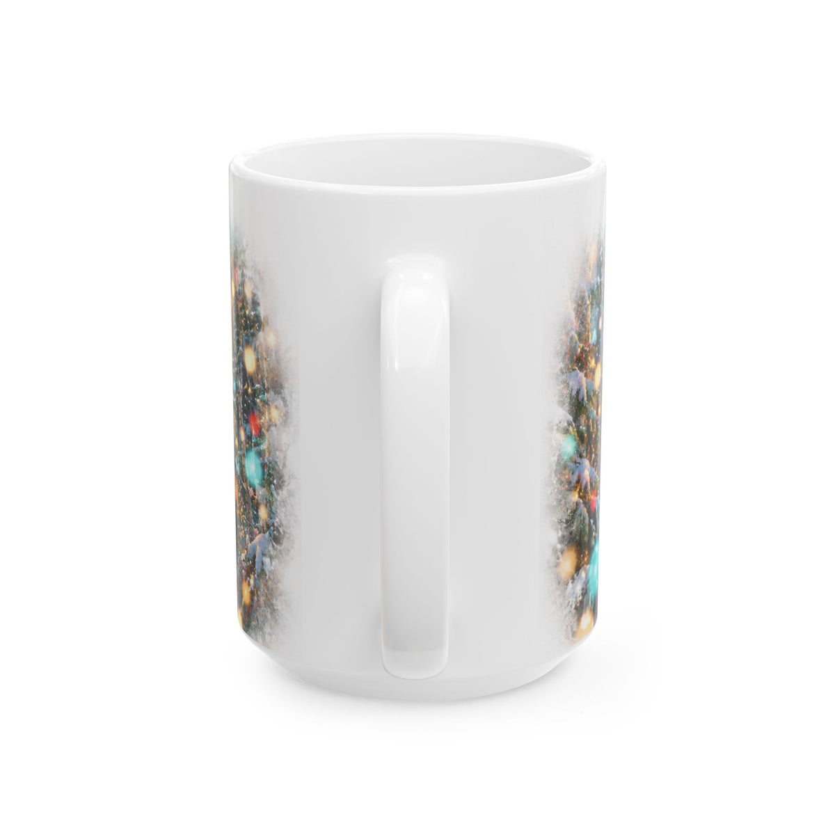 Winter Deer Christmas Ceramic Mug
