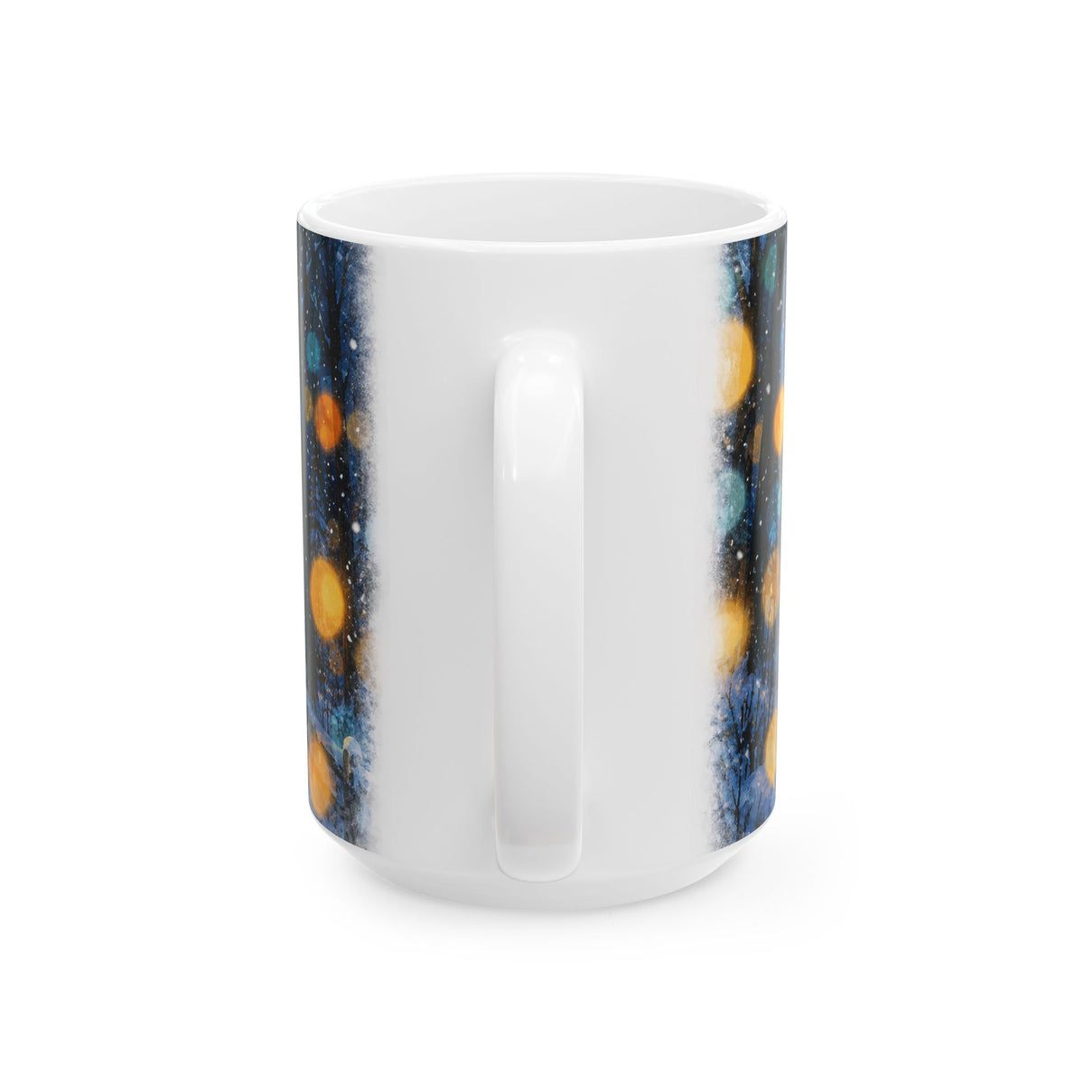 Cozy Winter Cabin Ceramic Mug