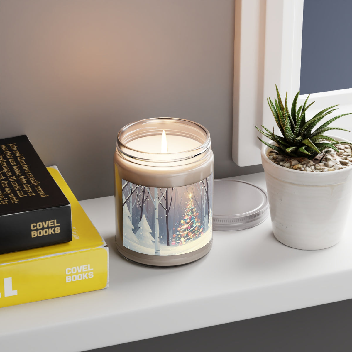 Winter Christmas Tree Scented Soy Candle