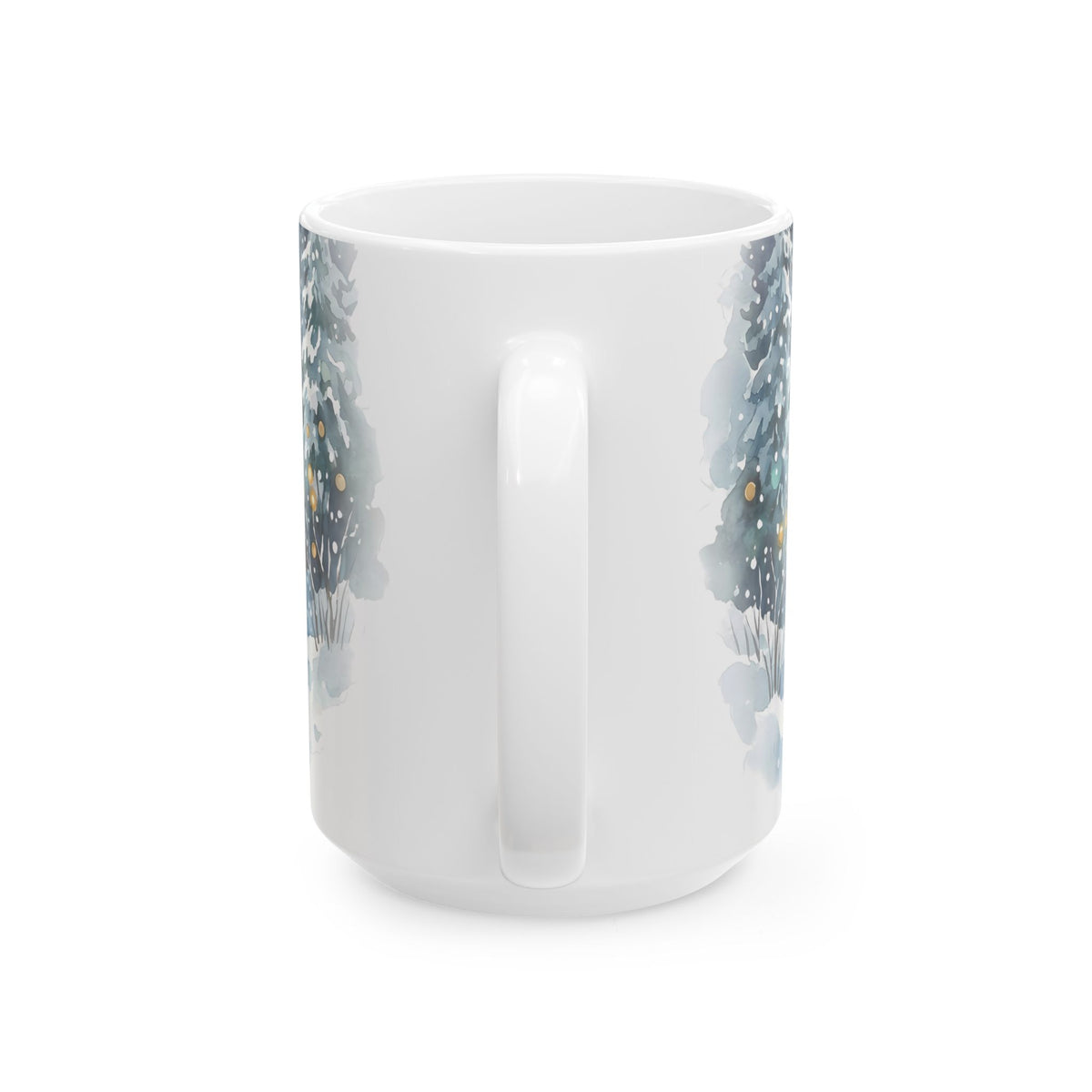 Ceramic Mug – Howling Wolf Winter Moonlight Wildlife Gift