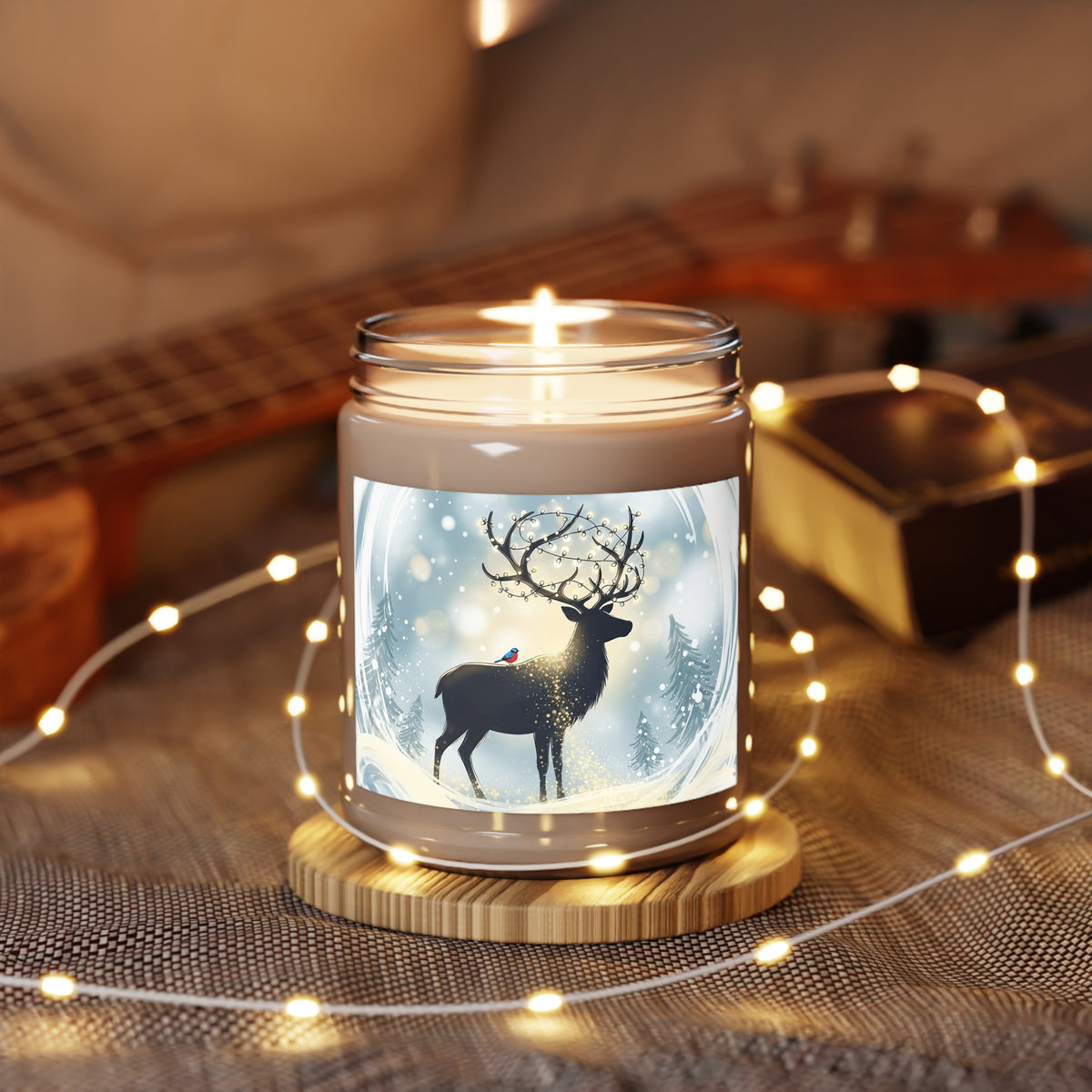 Winter Reindeer Soy Candle