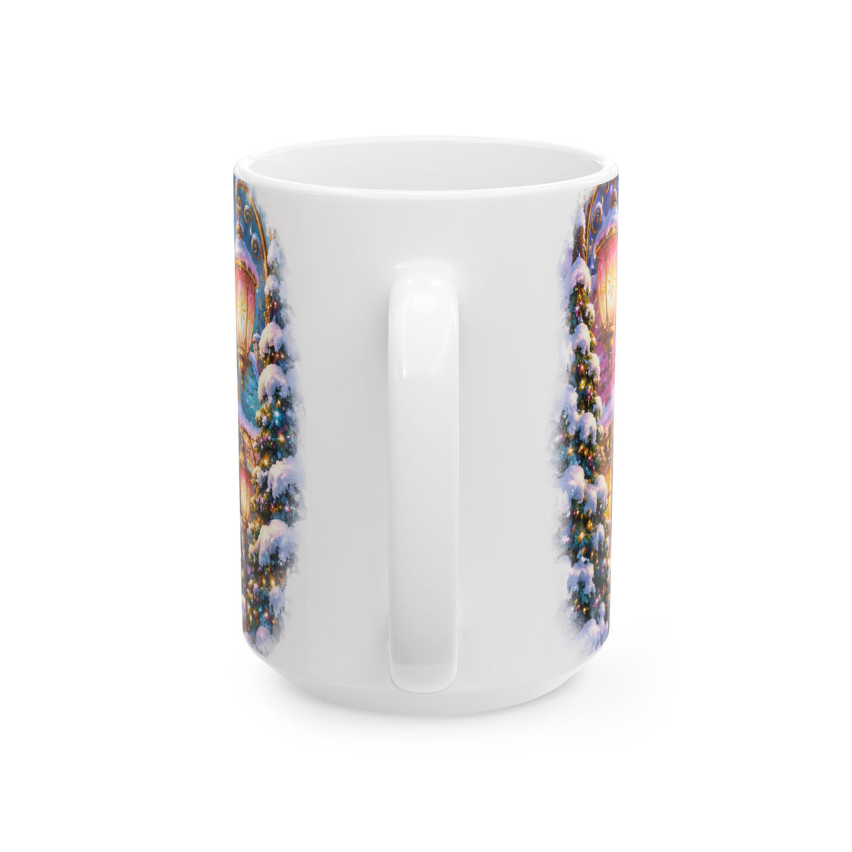 Winter Wonderland Christmas Village Ceramic Mug