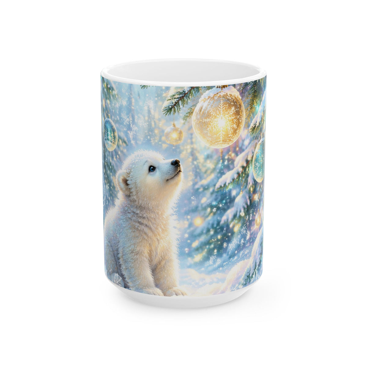 Polar Bear Winter Wonderland Ceramic Mug