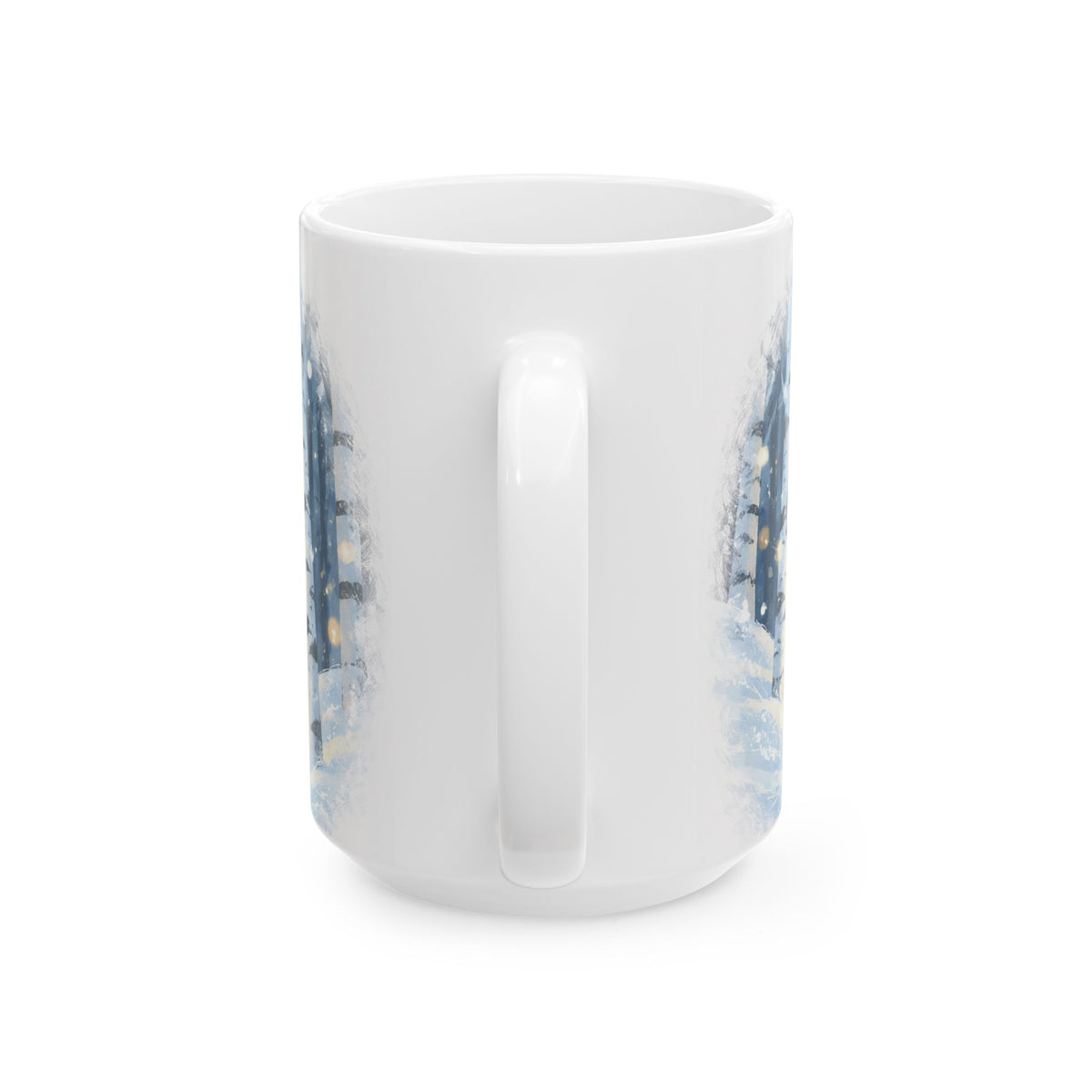 Winter Christmas Tree Ceramic Mug