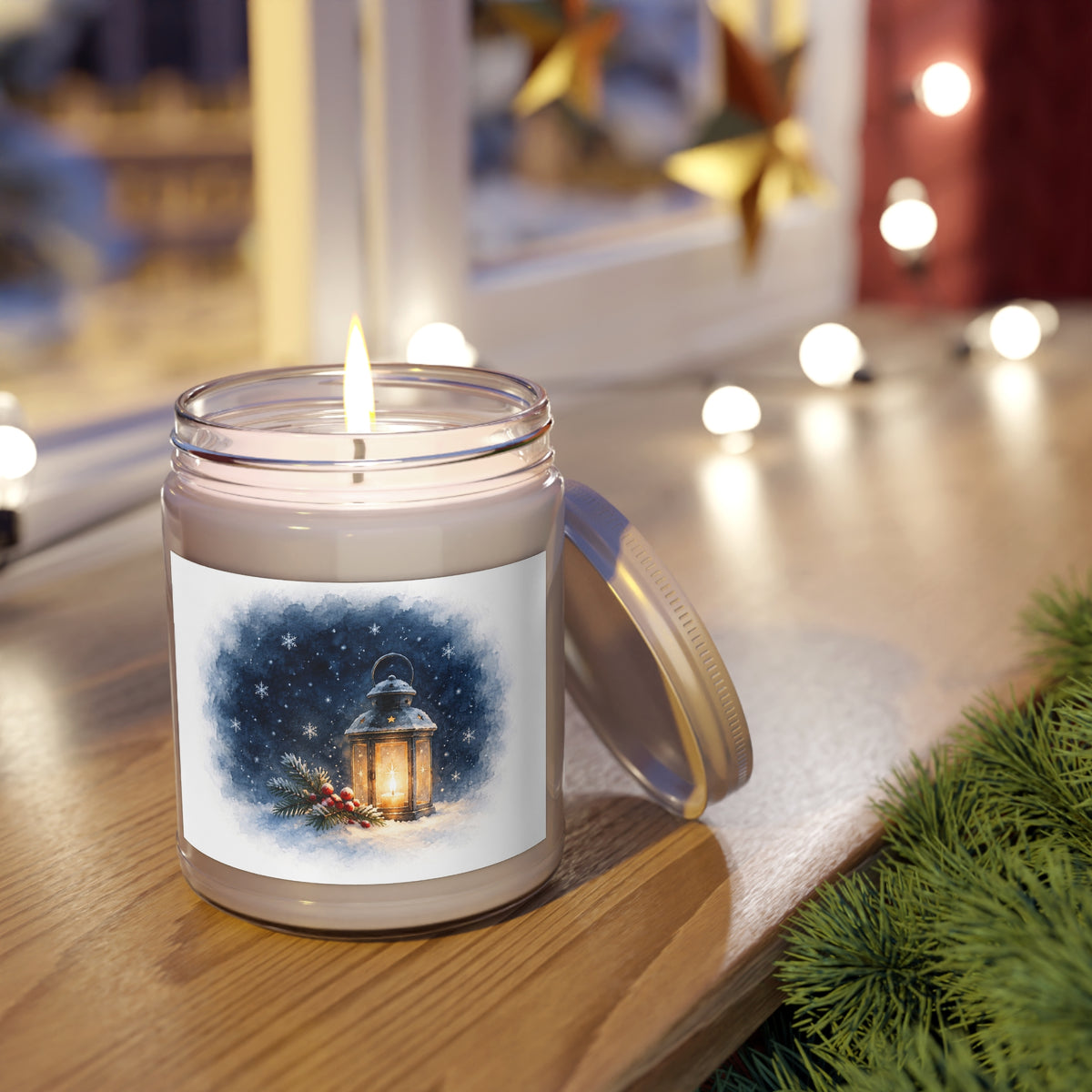Winter Lantern Christmas Scented Soy Candle